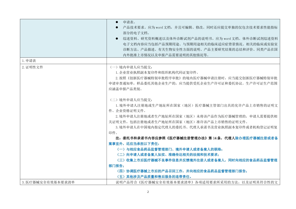 医疗器械注册申报资料要求及说明[42页]_第2页