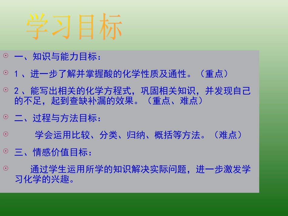 酸的化学性质复习课件_第3页