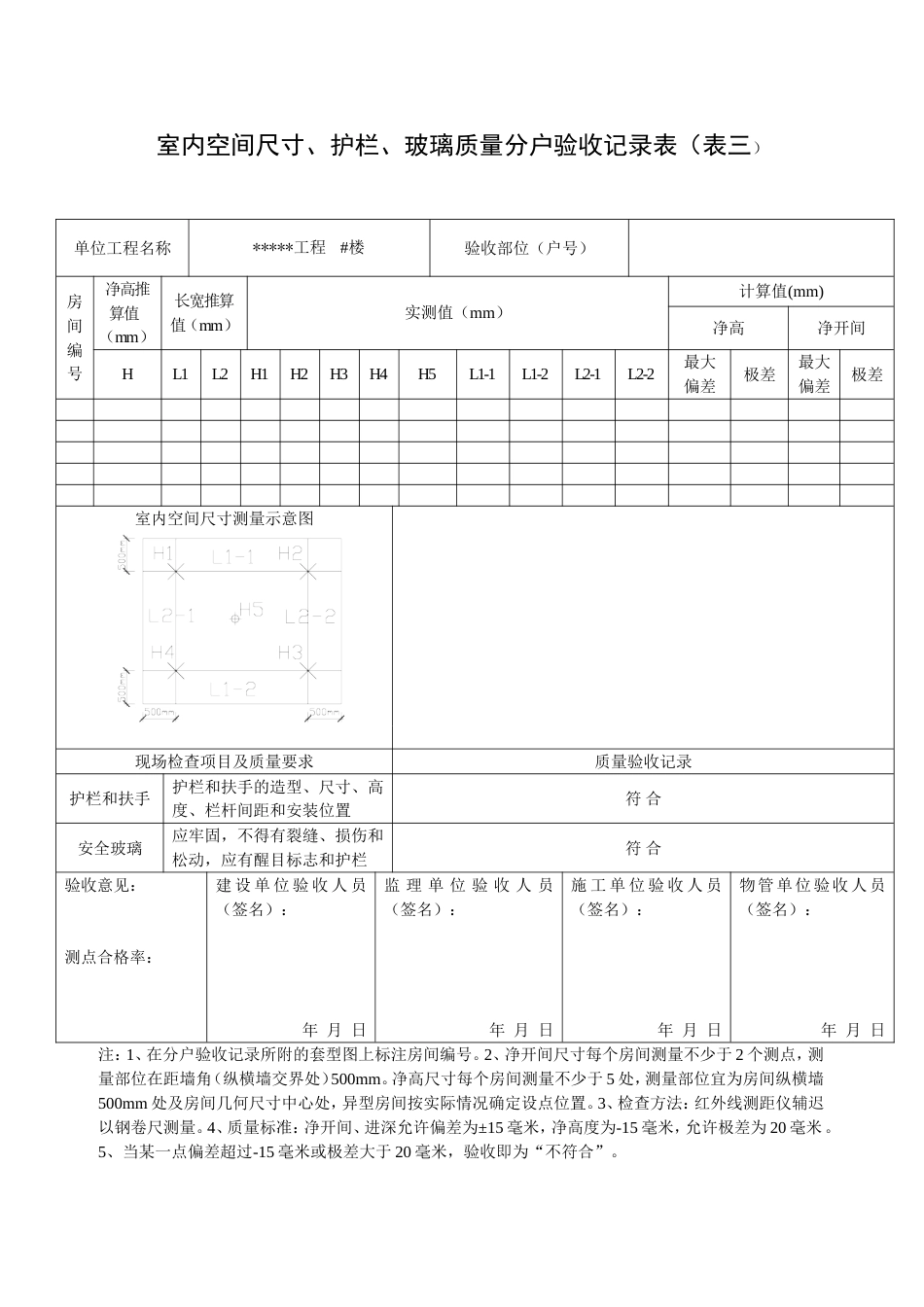 浙江省住宅工程质量分户验收汇总表[9页]_第3页