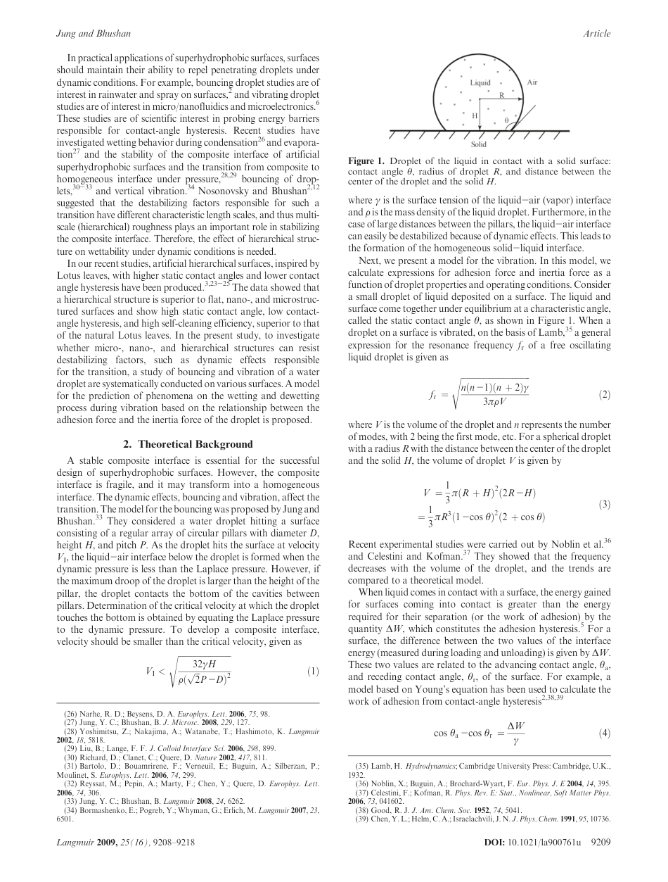 DynamicEffectsInducedTransitionofDropletsonBiomimetic[11页]_第2页