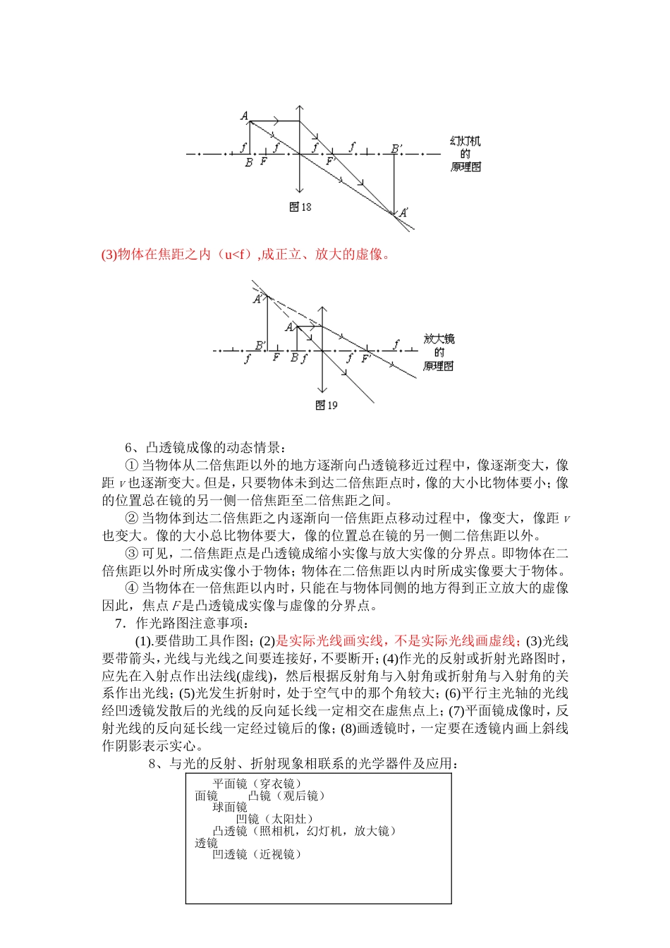 人教版初中物理知识点总结归纳特详细[22页]_第3页
