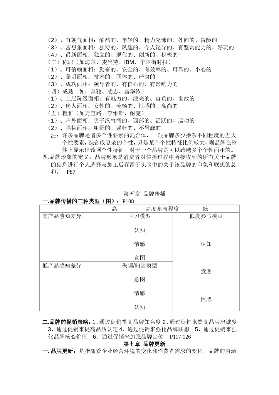 品牌管理期末考试复习题[8页]_第3页