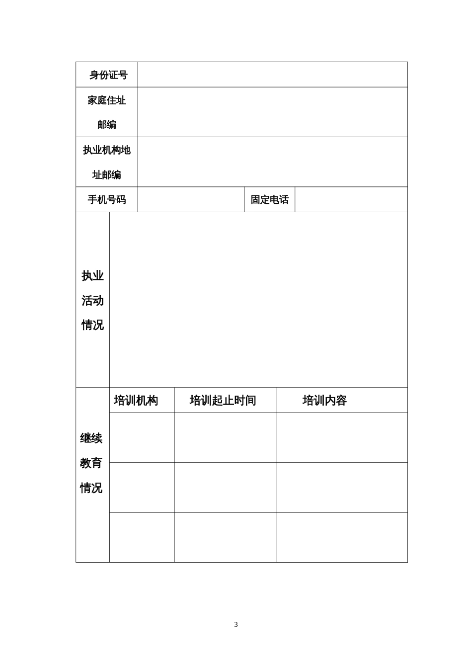 20160120154213兽医师执业活动年度报告登记表张_第3页