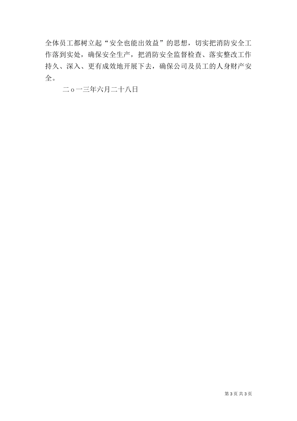 消防安全大检查工作总结（二）_第3页