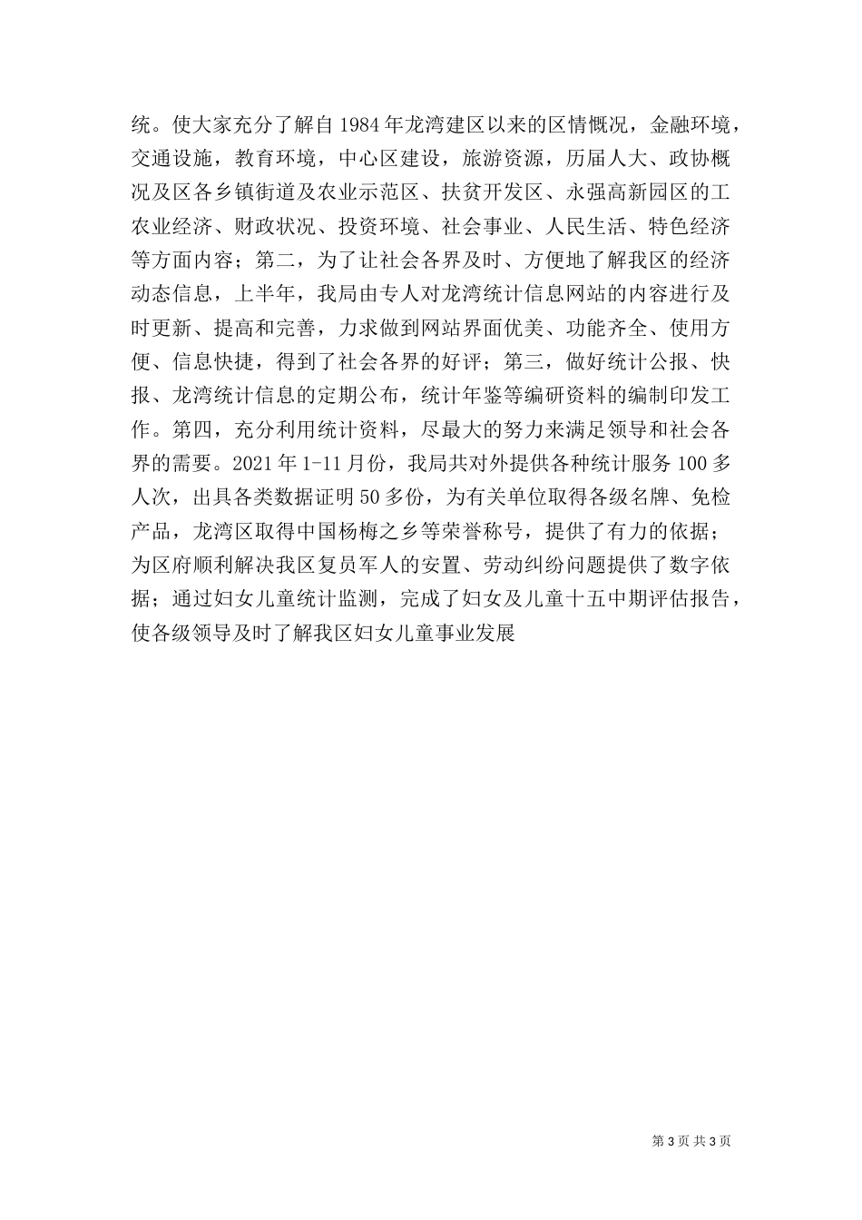 工作总结（统计）_第3页