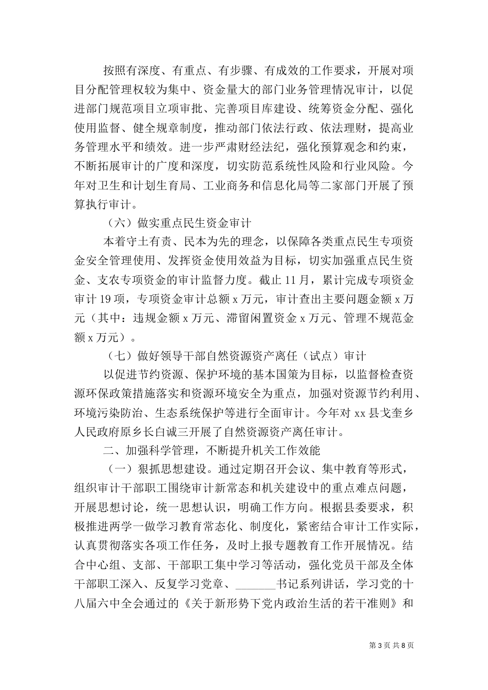 审计局2021年工作计划（二）_第3页