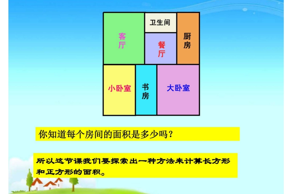 三年级下册《长方形和正方形面积的计算[13页]_第3页