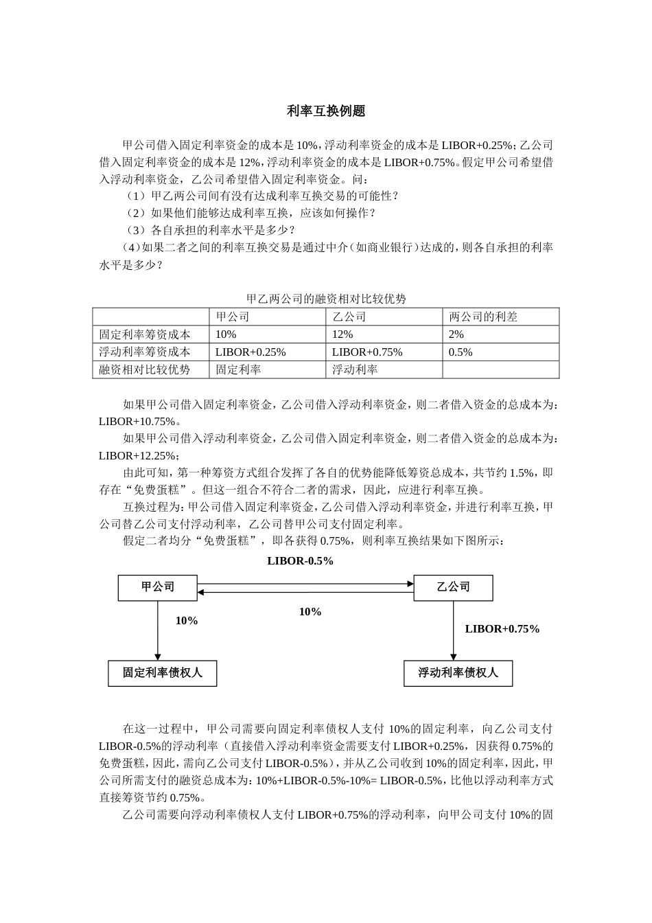 利率互换例题[2页]_第1页