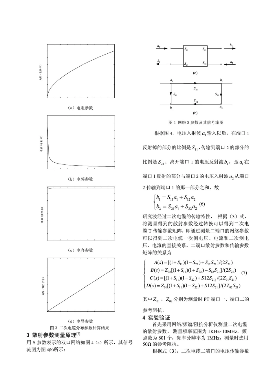 二次电缆宽频网络参数测量与计算_第3页