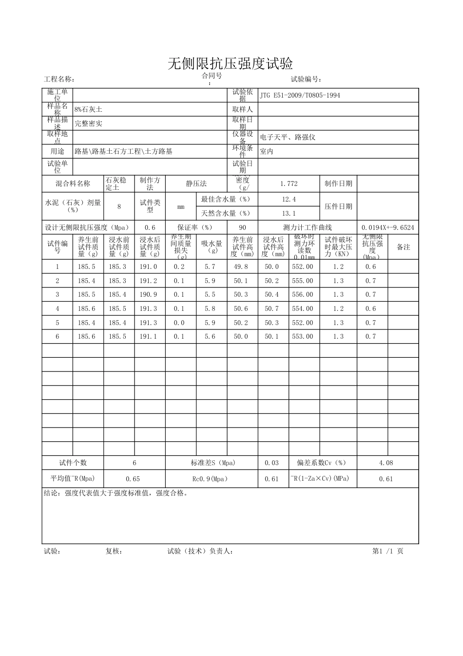 无侧限抗压强度试验[3页]_第1页