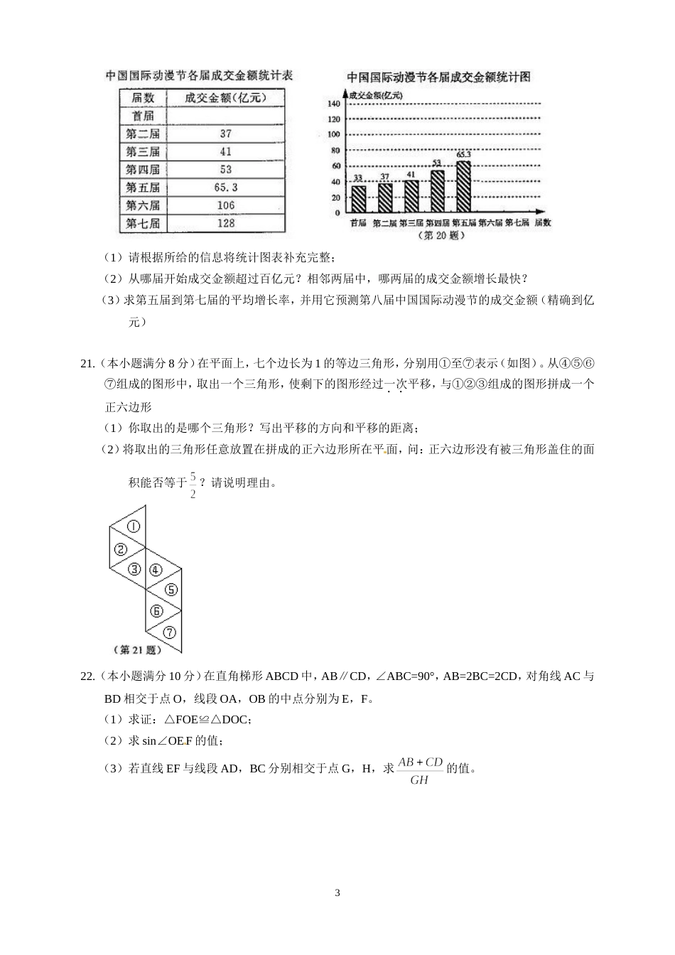 2011浙江杭州中考数学试题[6页]_第3页