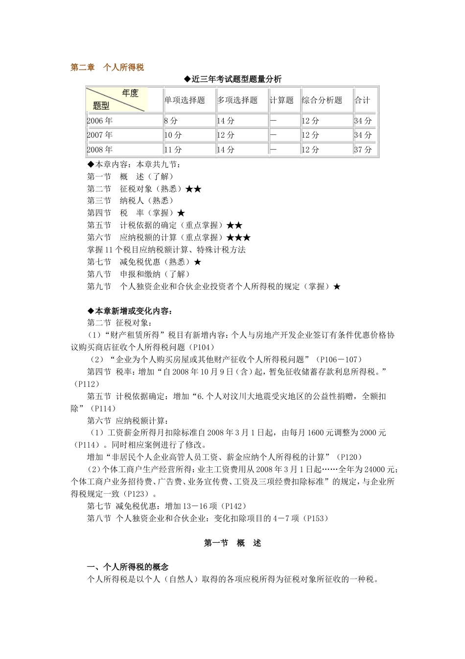 09注税第二章个人所得税全_第1页