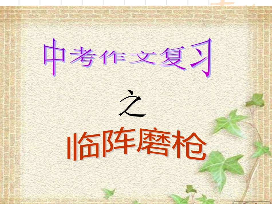 中考作文指导—临阵磨枪[46页]_第1页