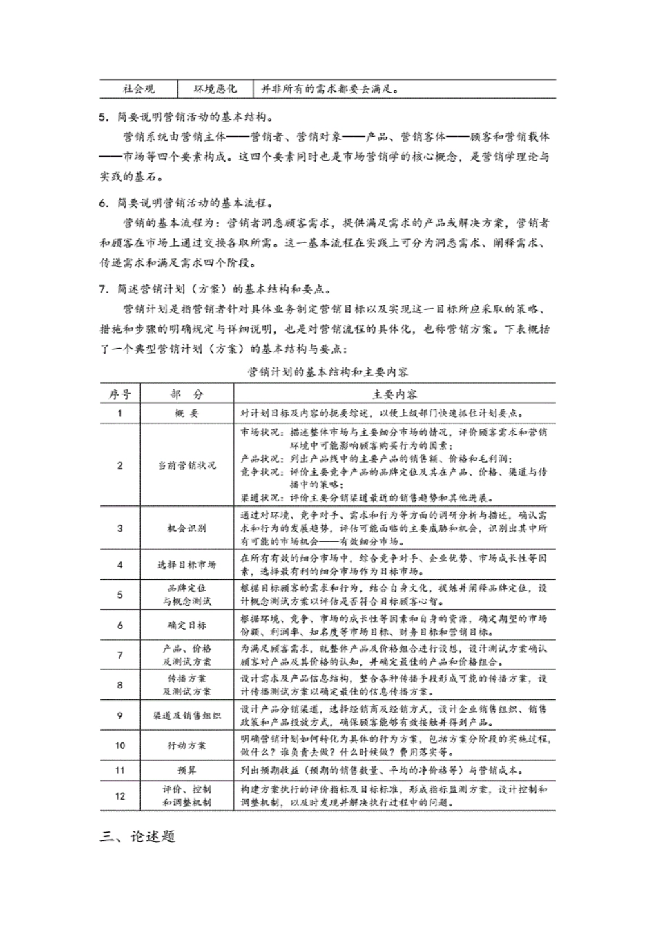 市场营销管理习题集完整版_第3页