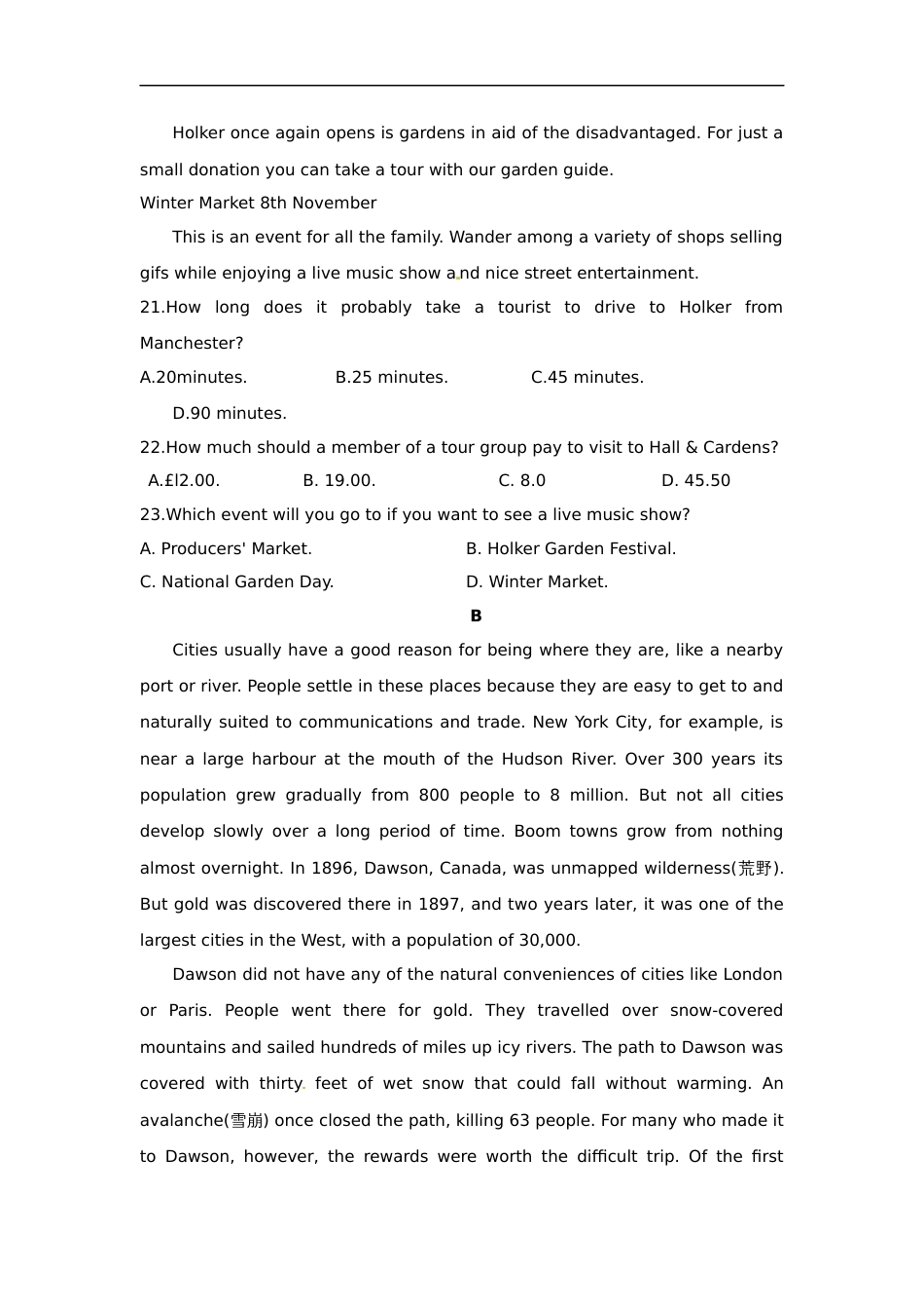 全国卷Ⅲ英语高考真题[10页]_第2页