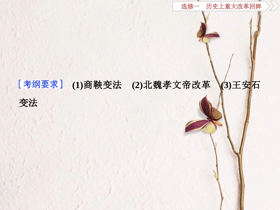 （全国通用）高考历史一轮复习 历史上重大改革回眸 第1讲 古代历史上的重大改革课件 选修1_第3页