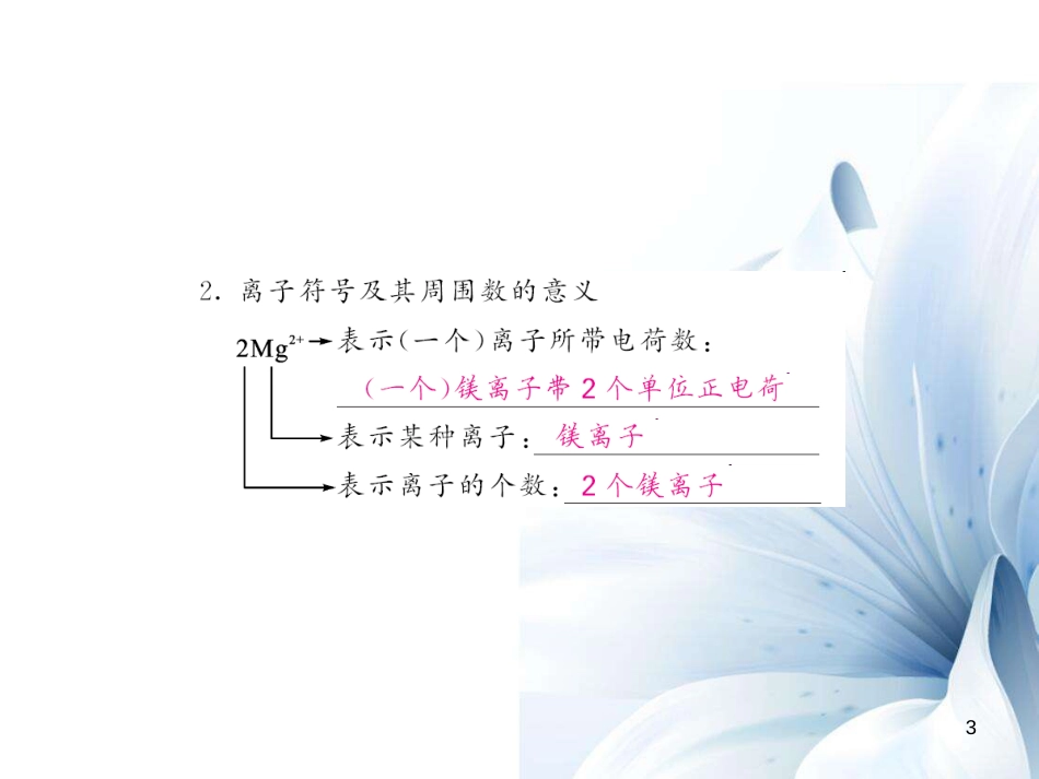 九年级化学上册 第5单元 化学方程式 专题突破（一）化学用语课件 （新版）新人教版[15页]_第3页