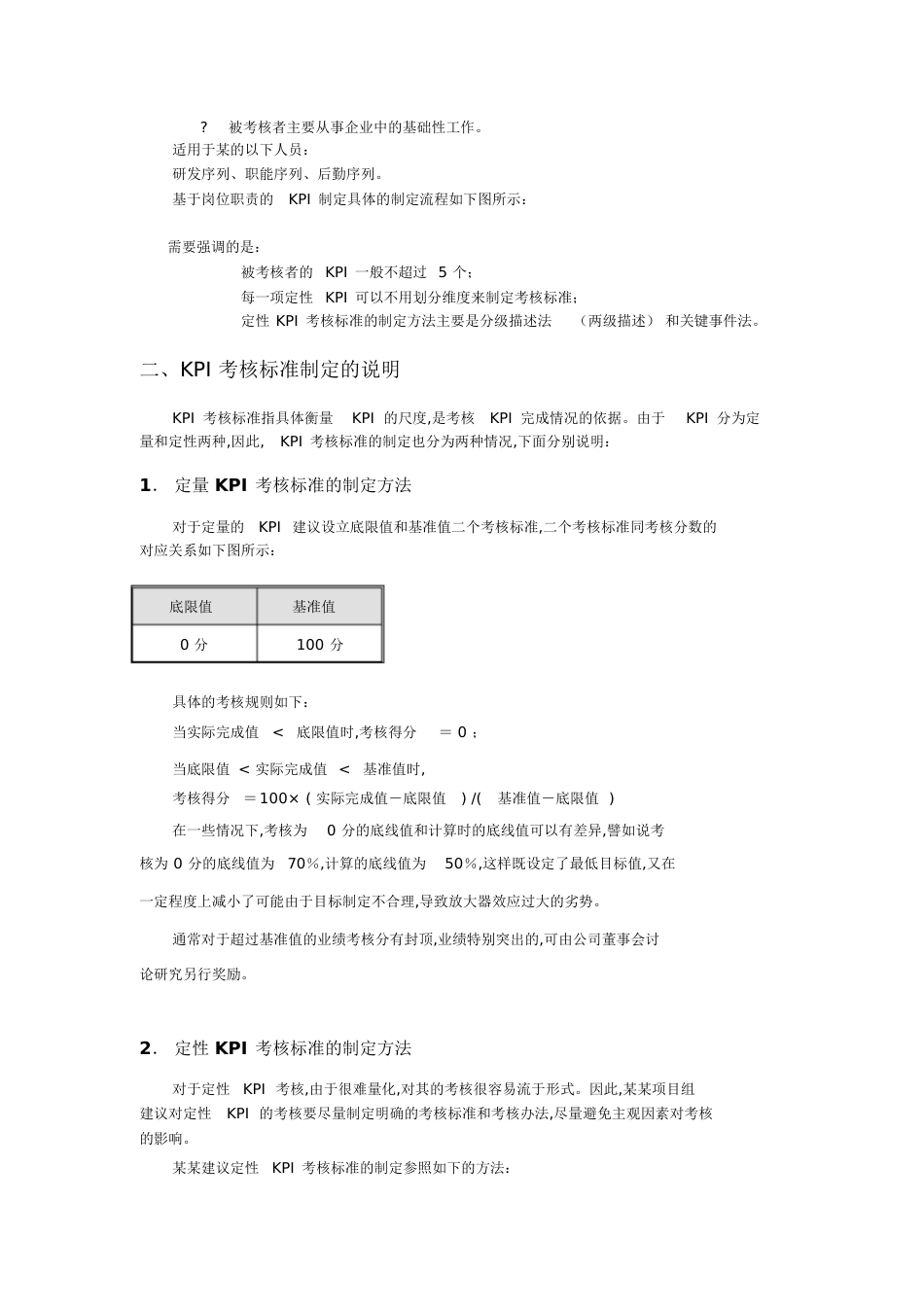 KPI及其考核标准制定方法的说明格式[共6页]_第2页