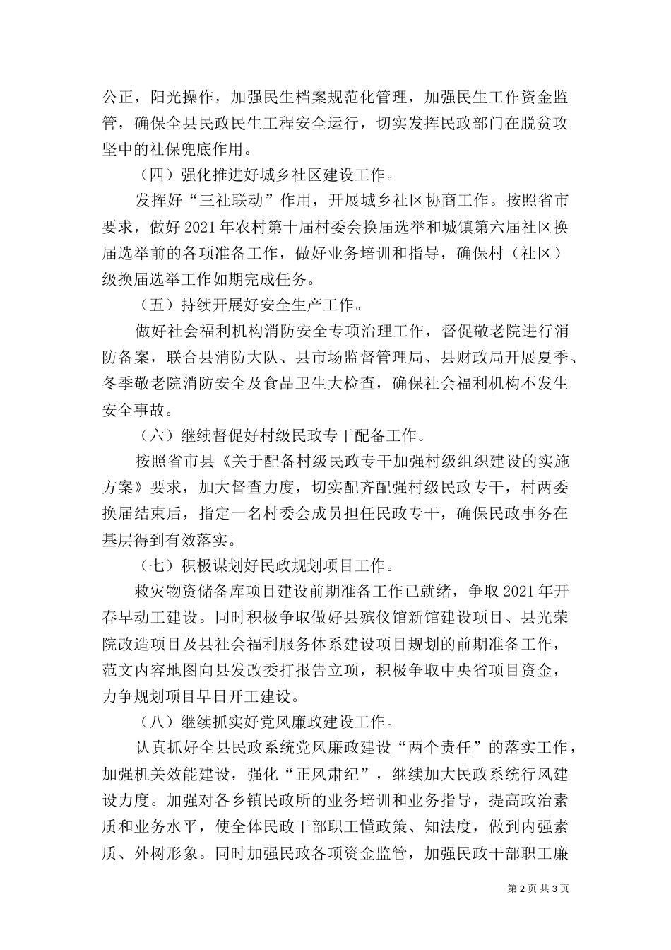 民政局2021年计划_第2页