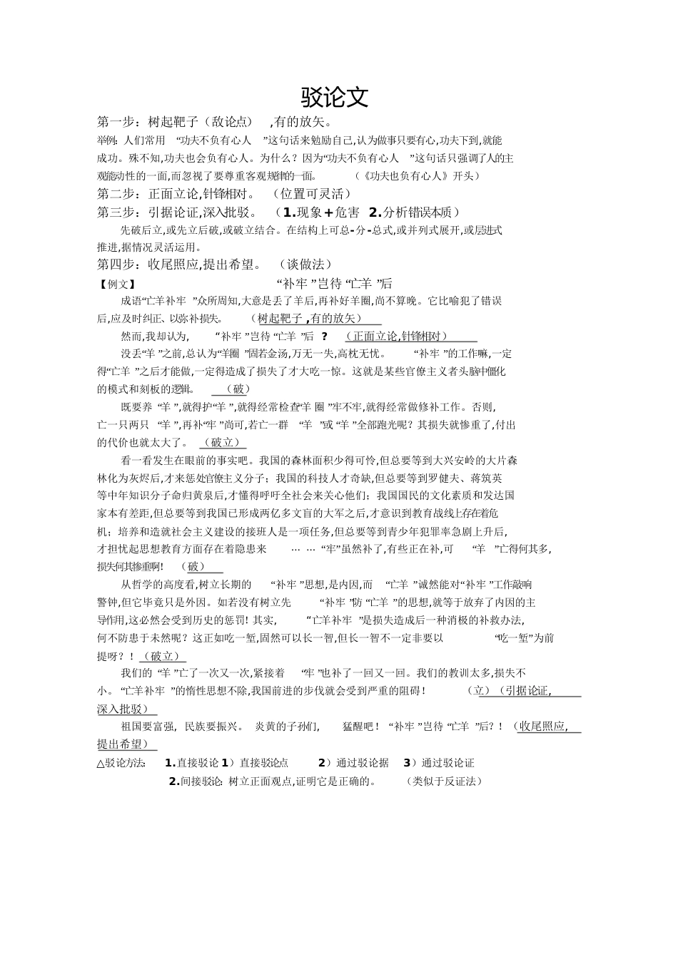 驳论文写作(结构及方法)[共2页]_第1页