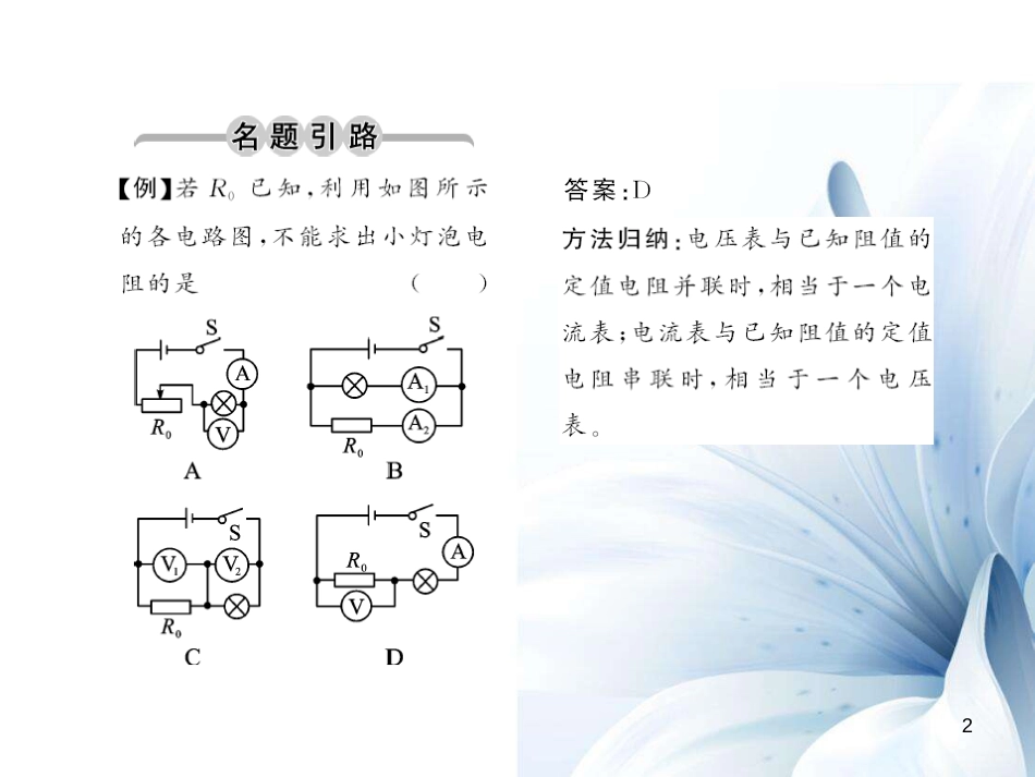 九年级物理全册 第17章 欧姆定律 第3节 电阻的测量课件 （新版）新人教版[12页]_第2页