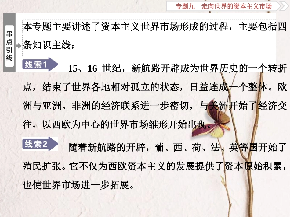 （全国通用）高考历史一轮复习 专题九 走向世界的资本主义市场 第27讲 开辟文明交往的航线及血与火的征服与掠夺课件_第3页