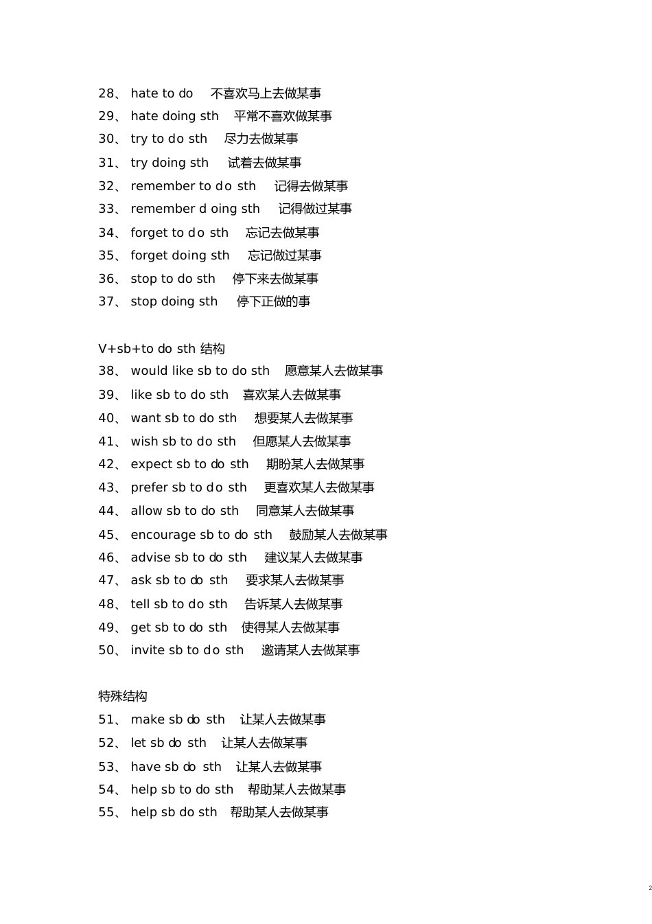 常与todo、doing搭配的动词[共5页]_第2页