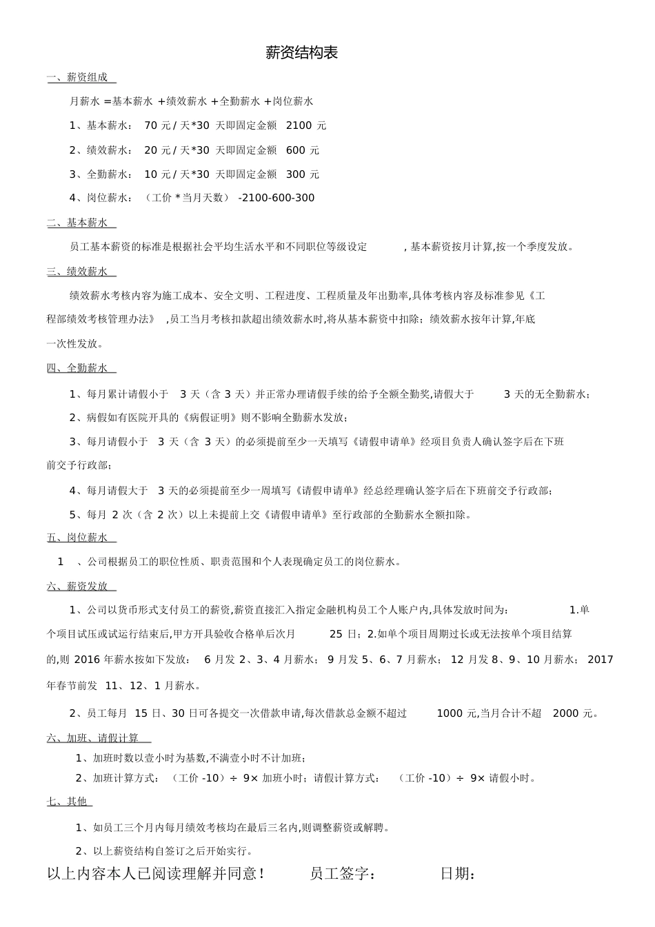 员工工资结构表[共2页]_第1页