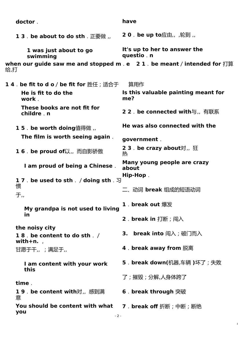常见常用英语动词短语大全[共60页]_第2页