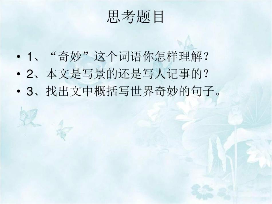 《这个奇妙的世界》课件解读_第2页