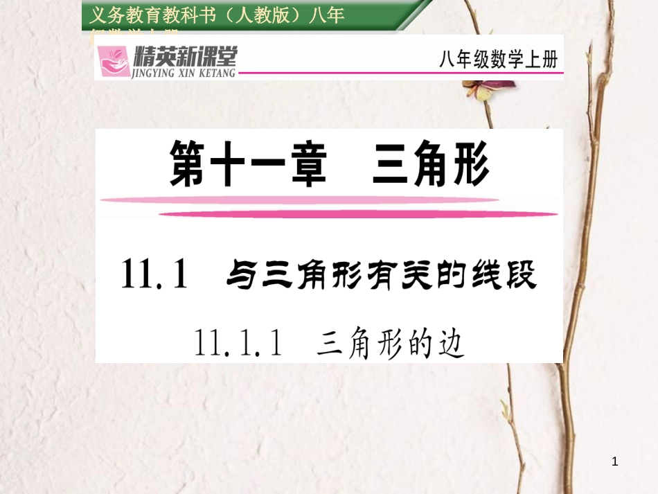 八年级数学上册 11.1.1 三角形的边课件 （新版）新人教版[共16页]_第1页