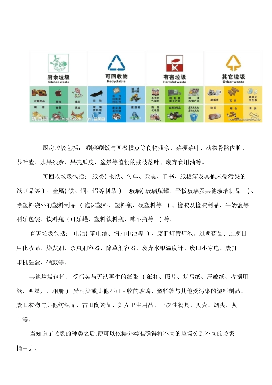 垃圾分类的小课题报告[共7页]_第2页