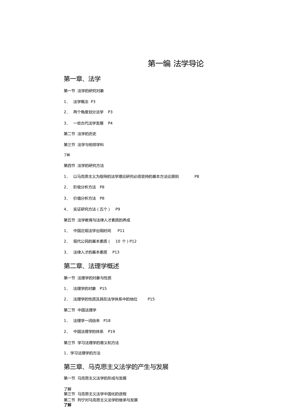 法理学笔记(重点)[共11页]_第1页