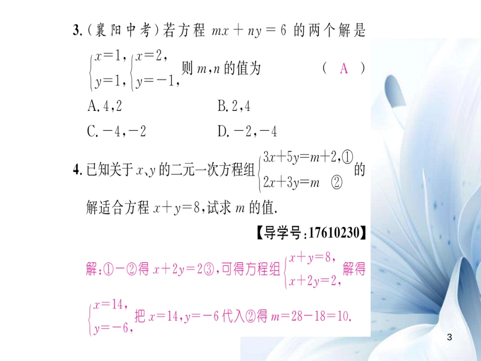 八年级数学上册 第五章 二元一次方程组重难点突破课件 （新版）北师大版[共19页]_第3页