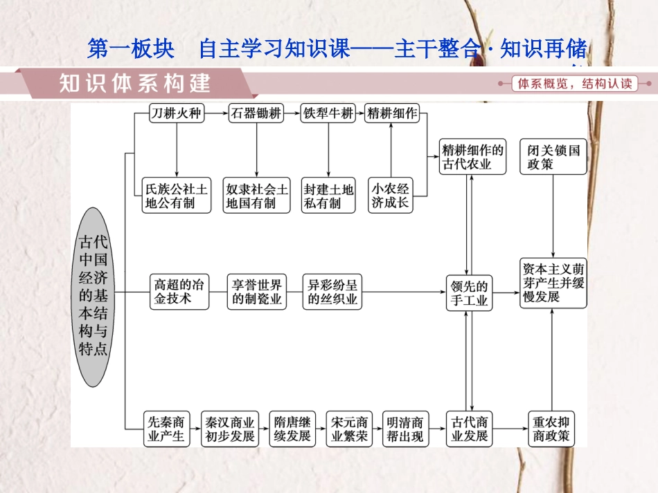 （全国通用）高考历史一轮复习 专题六 古代中国经济的基本结构与特点专题整合提升课件_第2页
