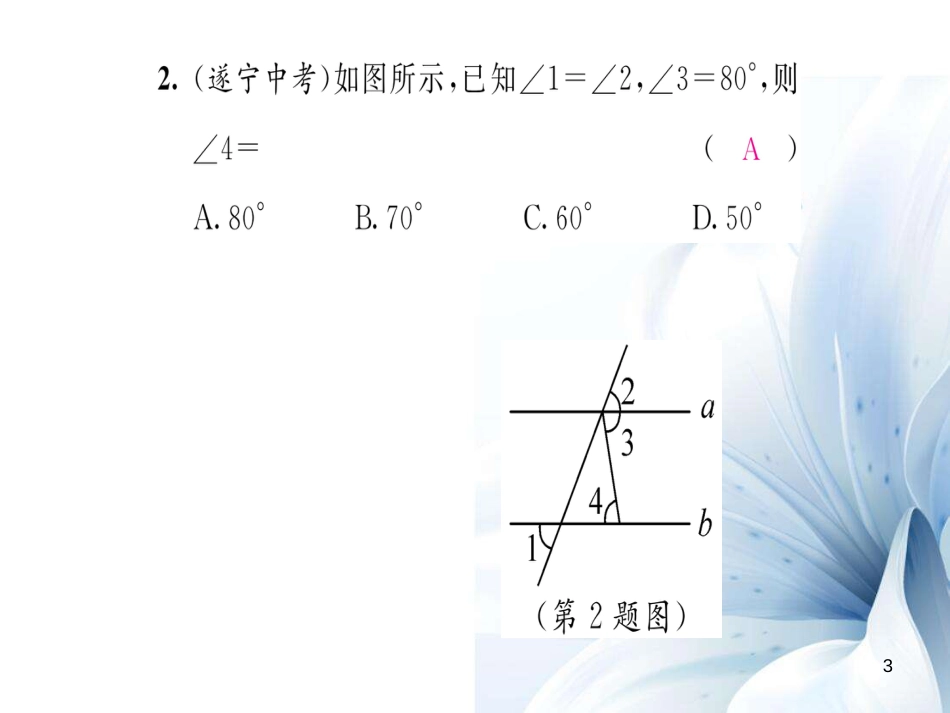 八年级数学上册 第七章 平行线的证明中考重热点突破课件 （新版）北师大版[共12页]_第3页