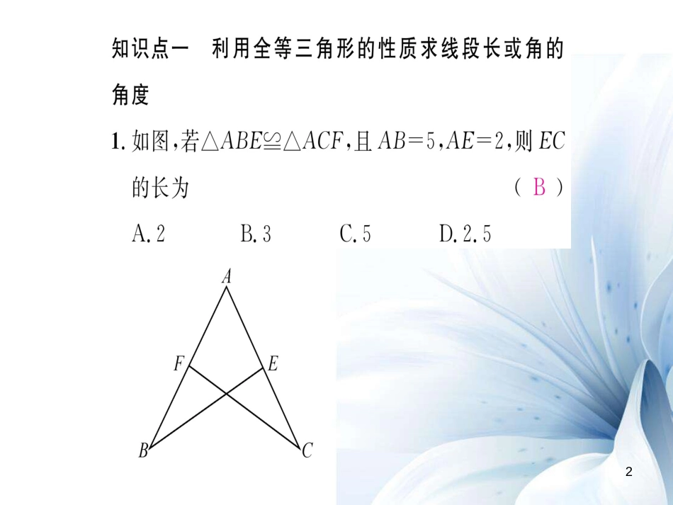 八年级数学上册 专题三 全等三角形的性质与判定课件 （新版）湘教版[共22页]_第2页