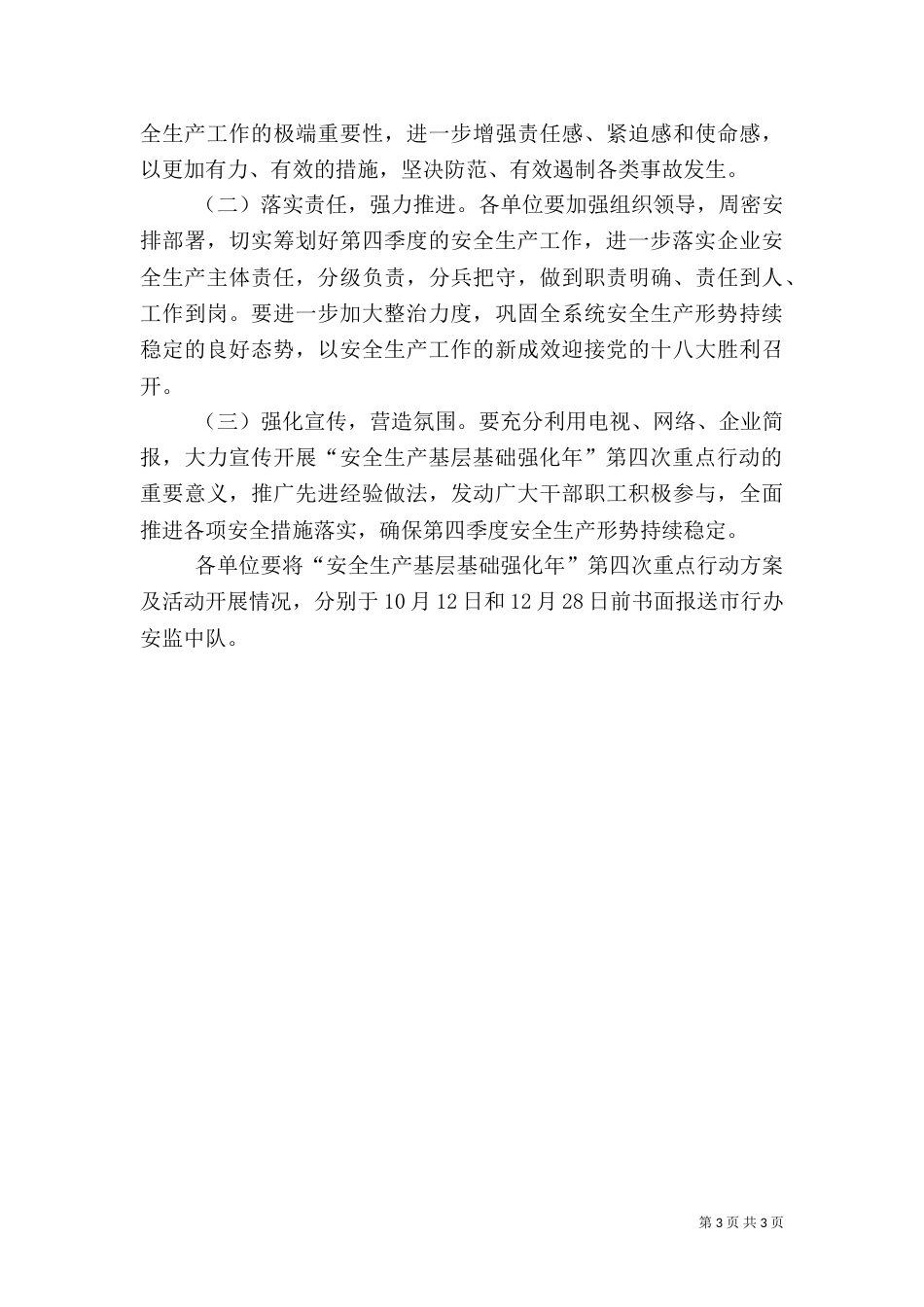 安全生产强化年重点行动方案_第3页