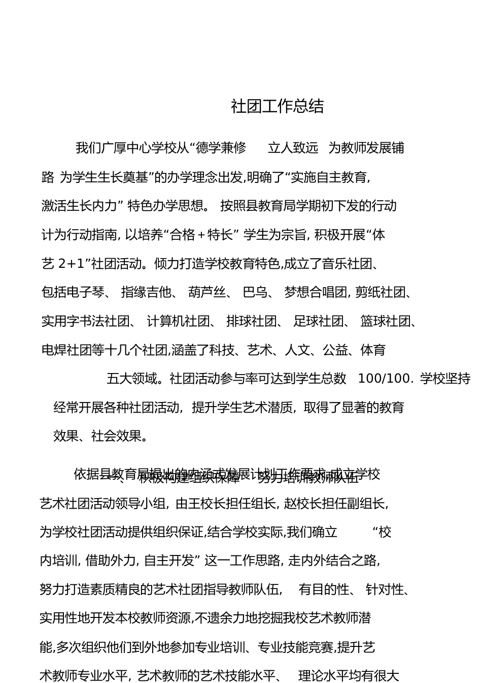 社团工作总结[共7页]_第1页