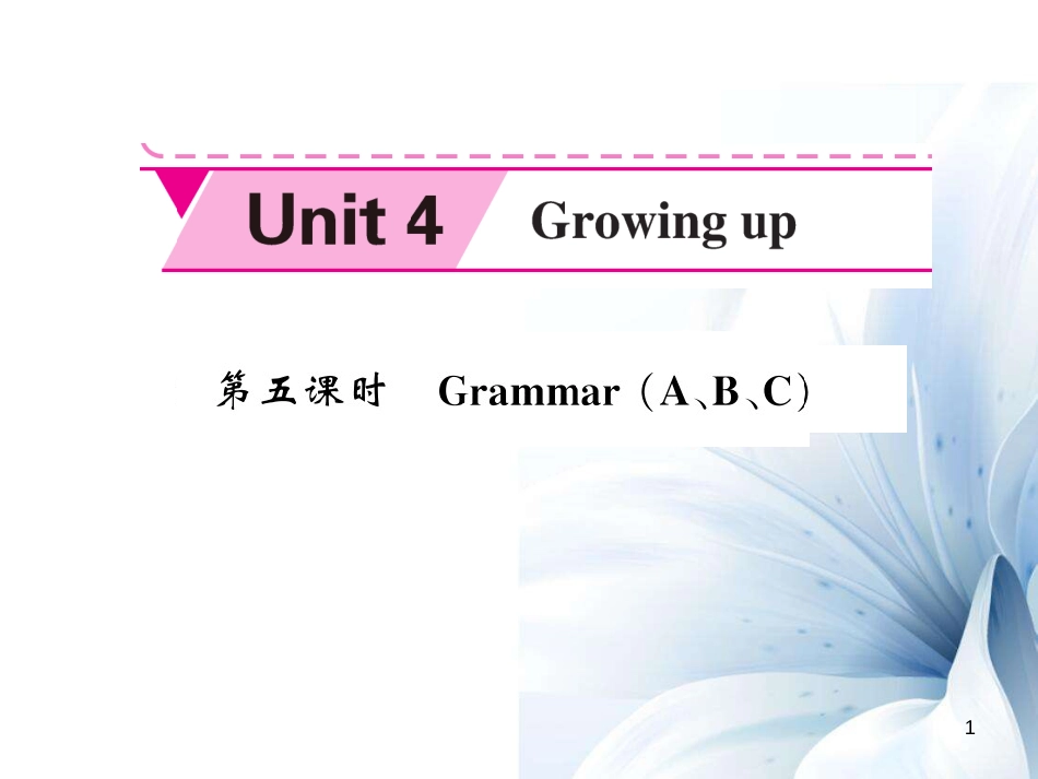 九年级英语上册 Unit 4 Growing up（第5课时）课件 （新版）牛津版[共5页]_第1页