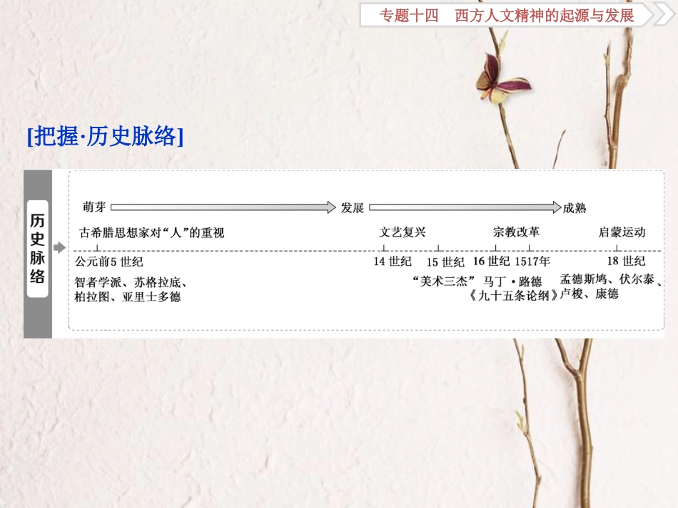 （全国通用）高考历史一轮复习 专题十四 西方人文精神的起源与发展 第42讲 蒙昧中的觉醒及神权下的自我课件_第2页