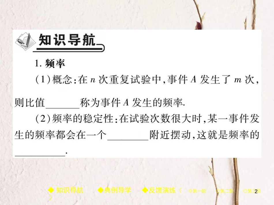 七年级数学下册 第六章 频率初步 2 频率的稳定性课件 （新版）北师大版_第2页