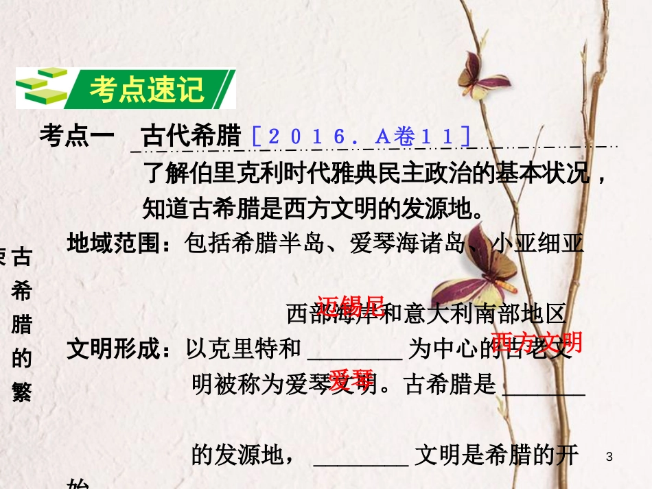 重庆市中考历史试题研究 第一部分 主题研究 模块四 世界古代史 主题三 古代欧洲文明课件[共14页]_第3页