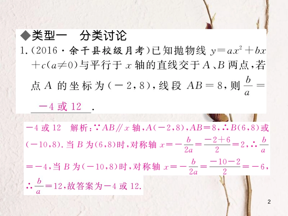 江西省中考数学 热点专题 特色题型考前集训课件_第2页