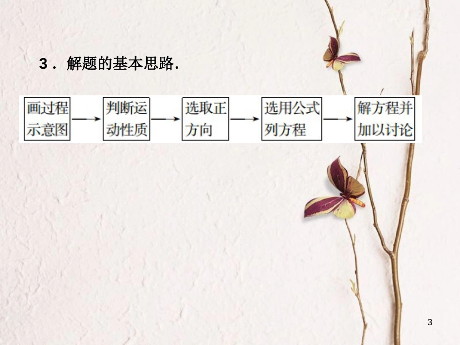 高考物理一轮复习 第1章 运动的描述 研究匀变速直线运动 第2课时 匀变速直线运动的规律及应用课件_第3页