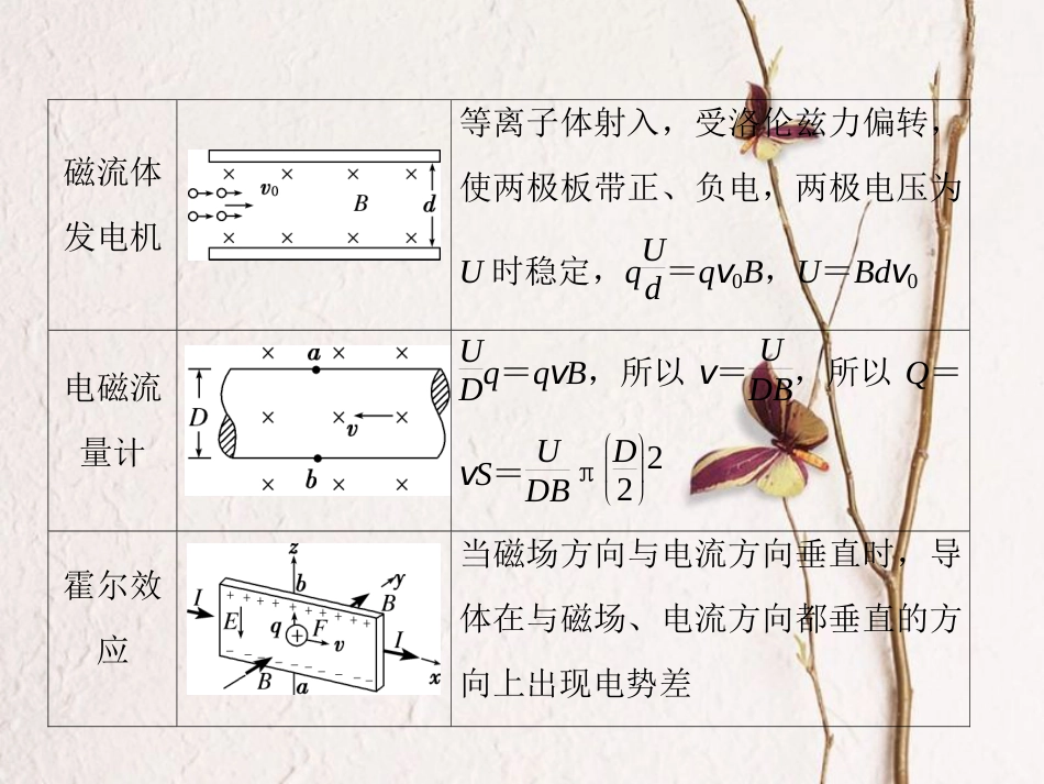 （新课标）高考物理一轮复习 第八章 磁场 第5讲 带电粒子在叠加场中的运动课件_第2页
