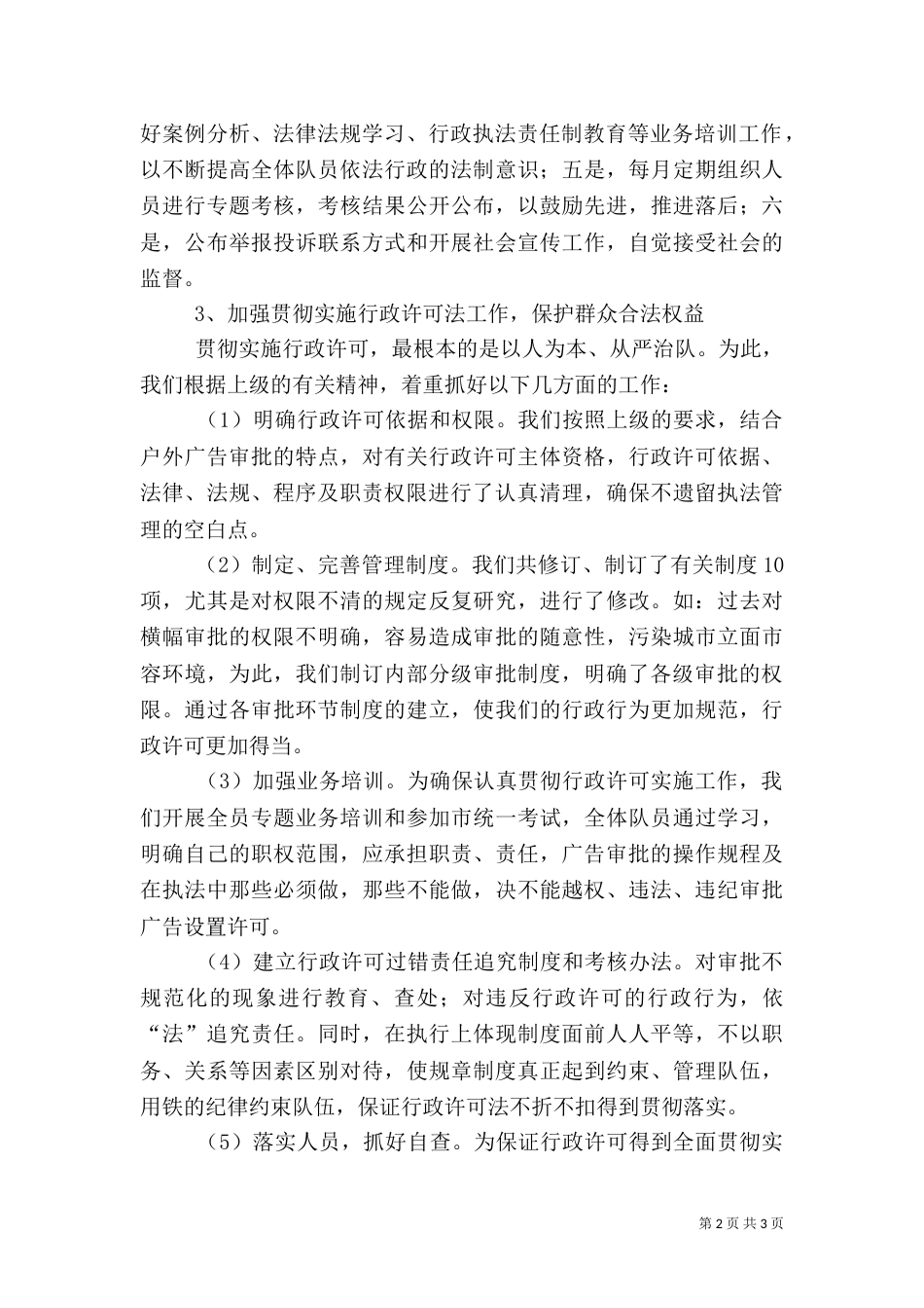 行政执法工作总结（六）_第2页