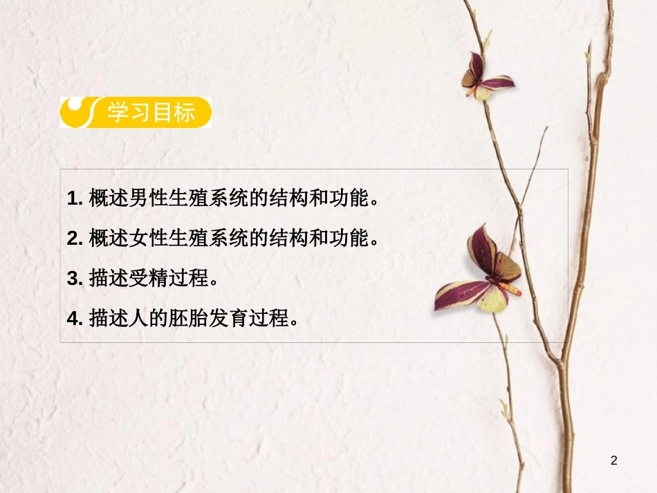八年级生物下册 第六单元 第一章 第三节 人的生殖和胚胎发育课件 （新版）冀教版_第2页
