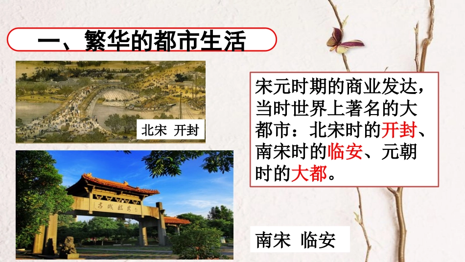 七年级历史下册 第2单元 辽宋夏金元时期 民族关系发展和社会变化 第12课 宋元时期的都市和文化教学课件 新人教版_第3页