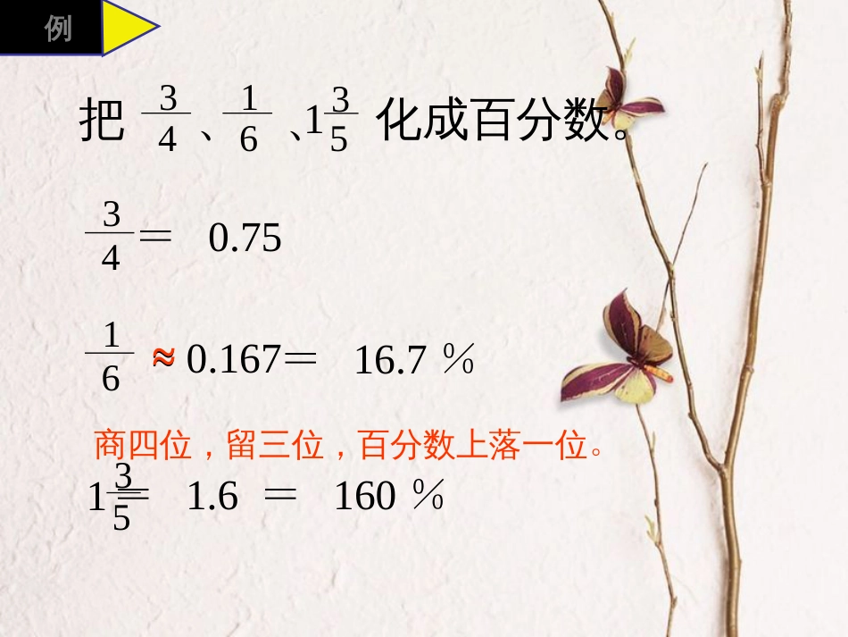 六年级数学上册 3.2 百分数和分数的互化课件 北京课改版[共10页]_第3页